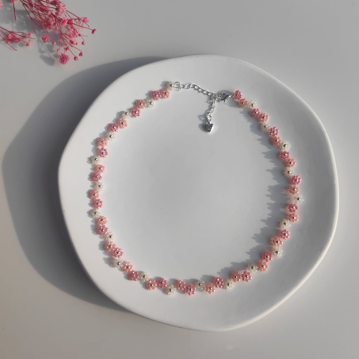 pink-bead-handmade-necklace