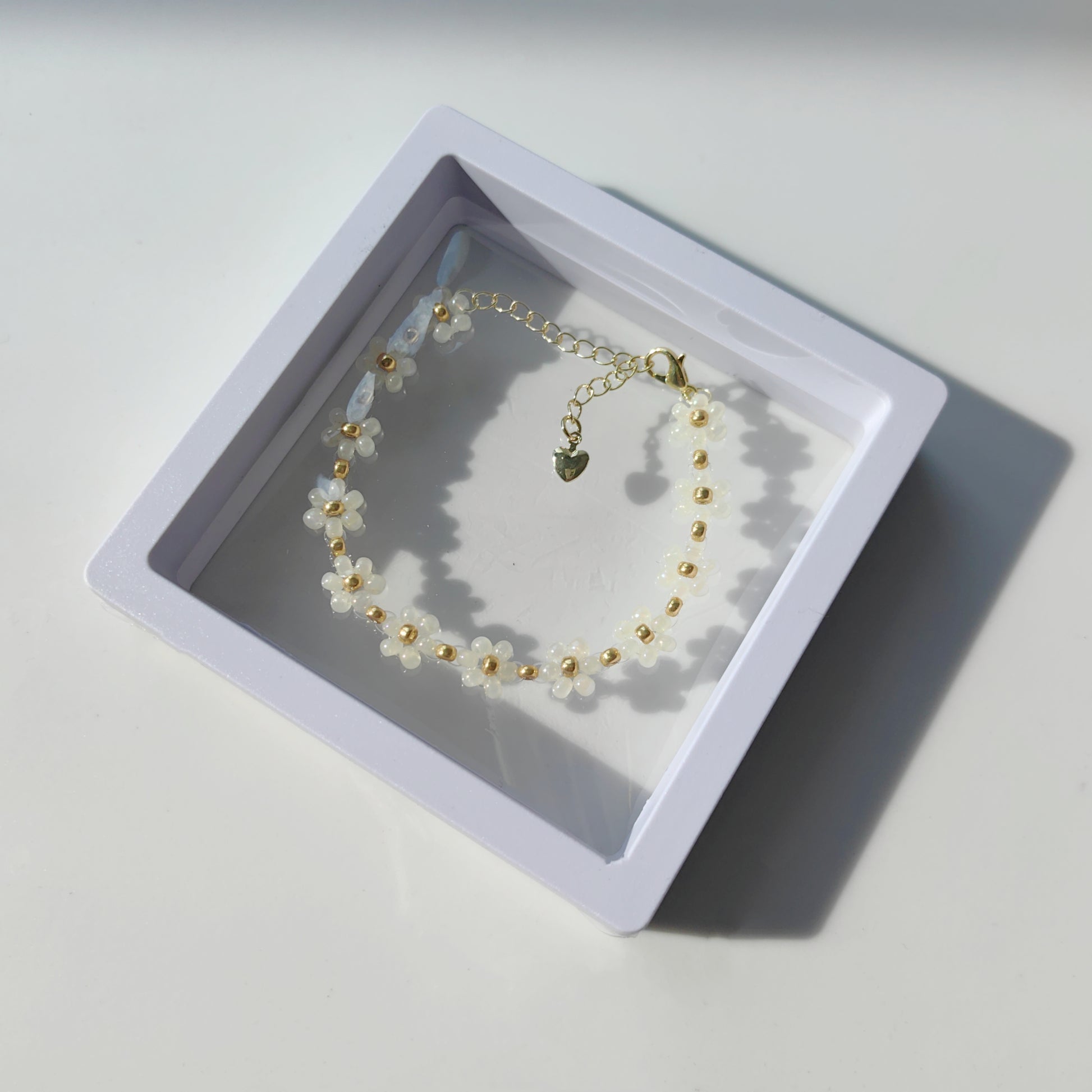 Lotus Bead Bracelet displayed in gift box, perfect for gifting