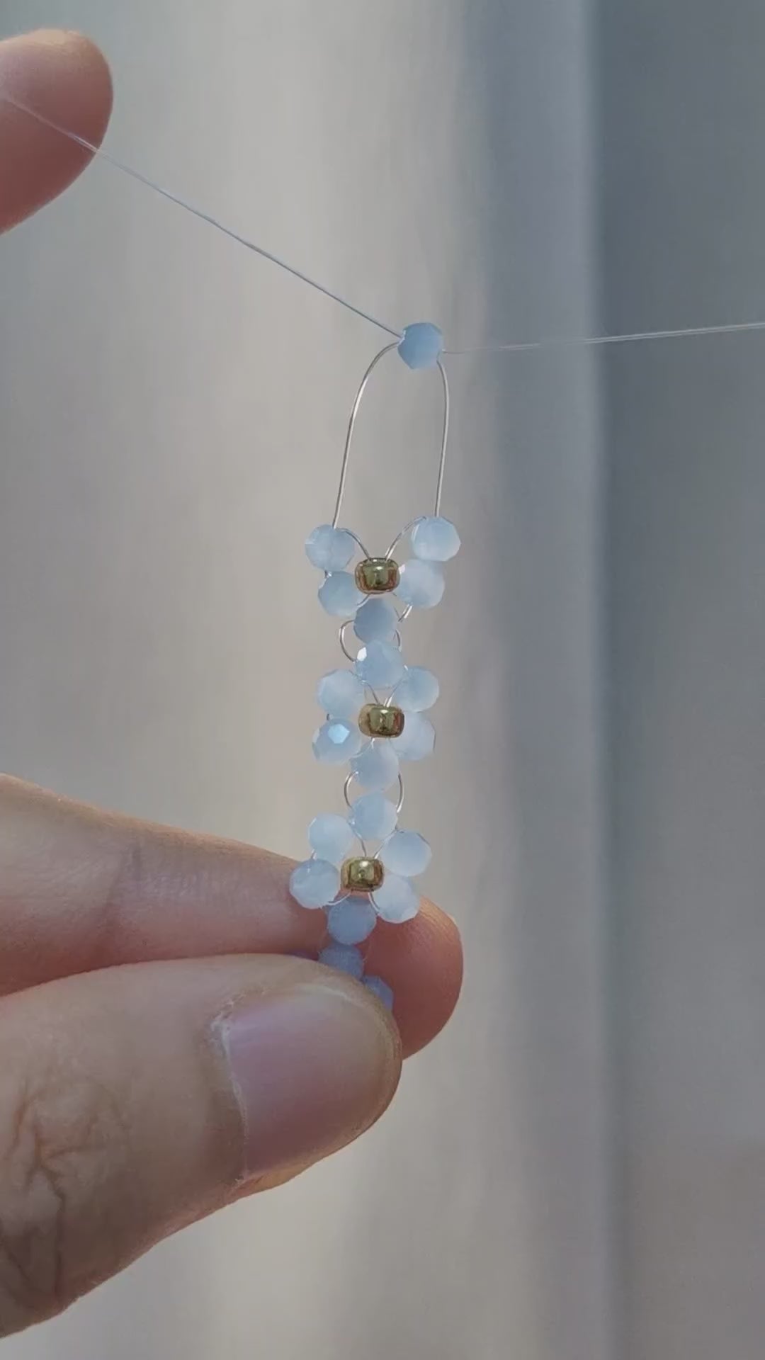 round beaded bracelet handmade