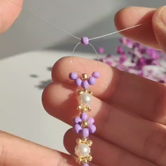 women's-purple-beads-handmade-necklace