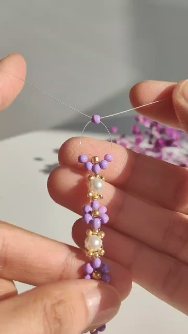 women's-purple-beads-handmade-necklace