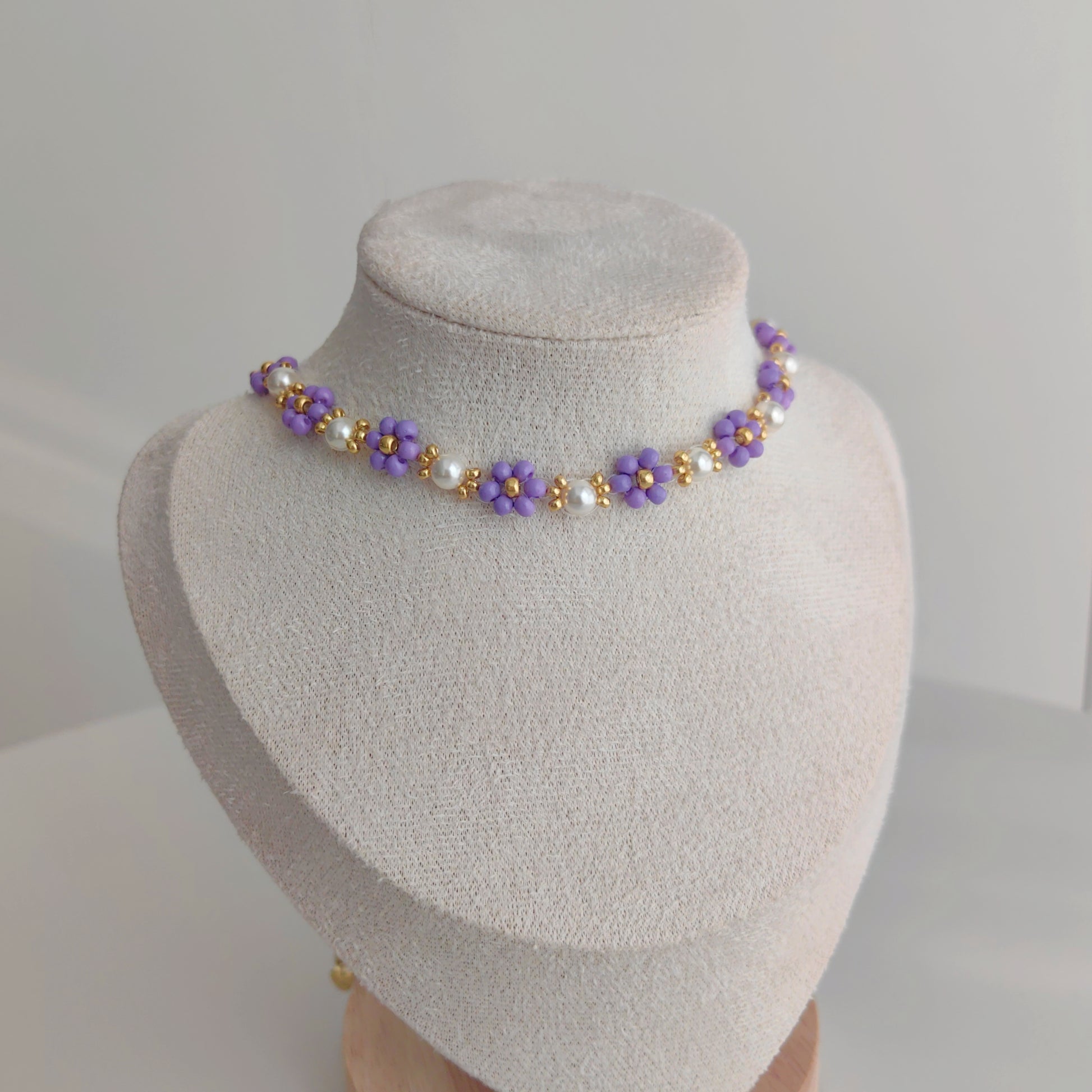 women's-purple-bead-handmade-necklace
